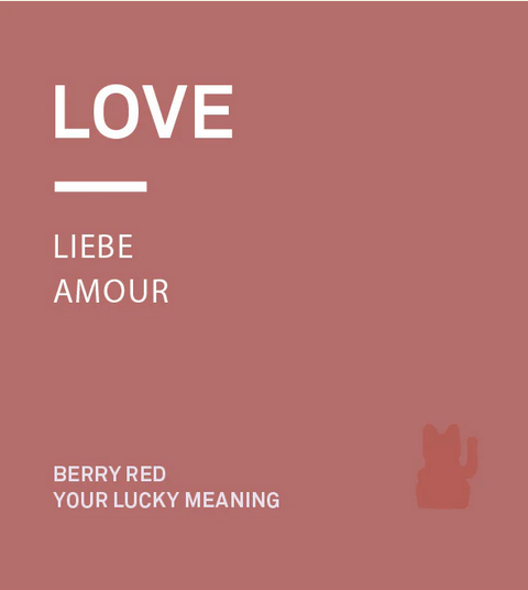 Winkekatze Solar Berry Red Winkekatze berry red liebe
