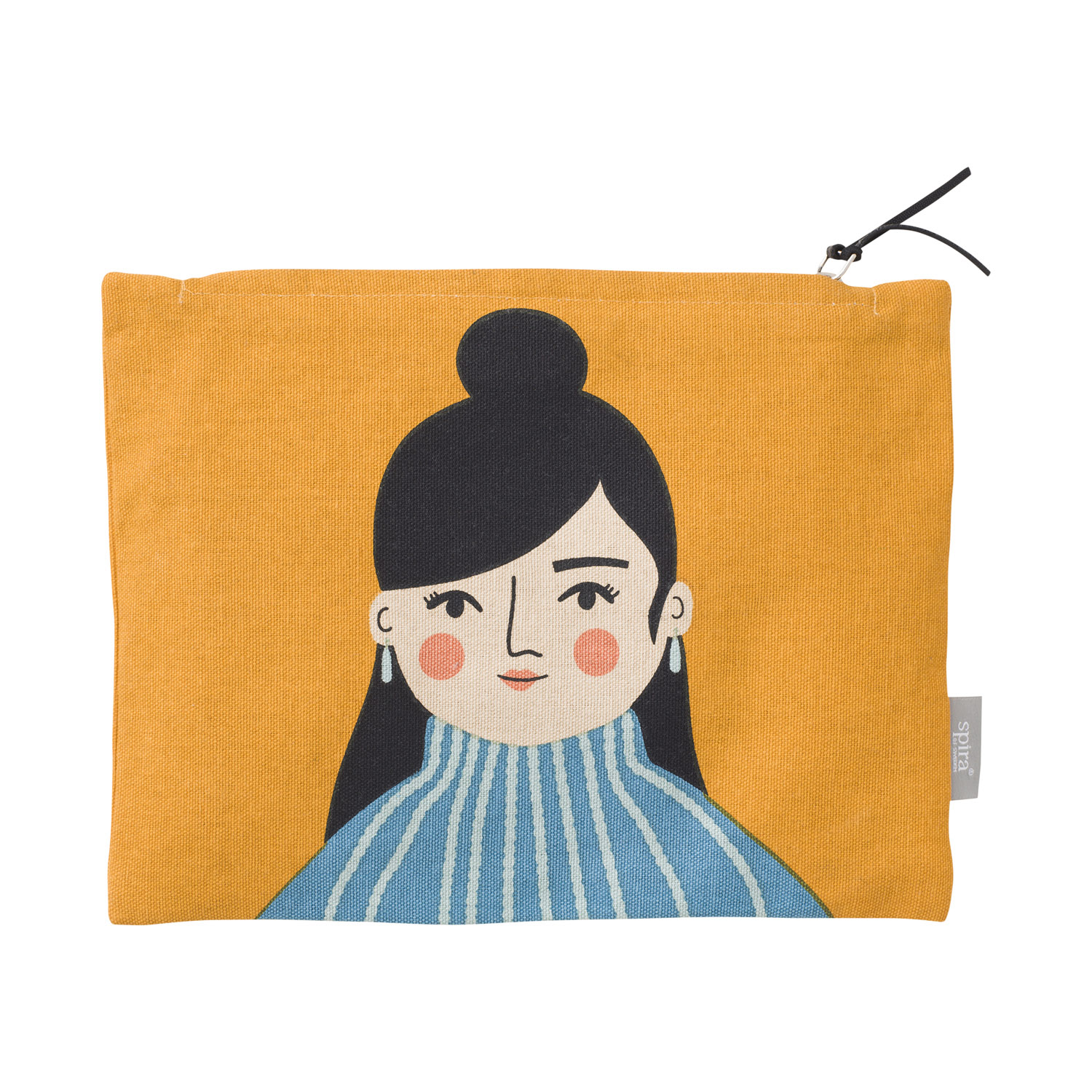 hellorange JASMINE toiletry bag mit damenmotiv