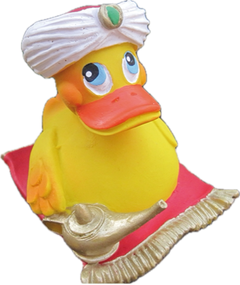Aladin Quitscheente als Aladin