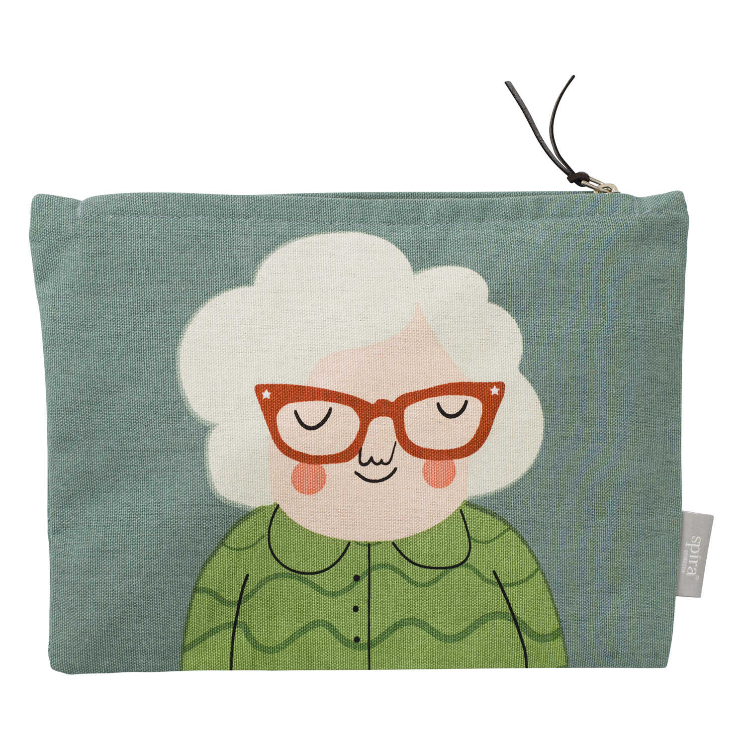 ELSA toiletry bag grüne ELSA toiletry bag mit damenmotiv