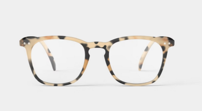 Lesebrille Moell #E mit beige/schwarzem rahmen