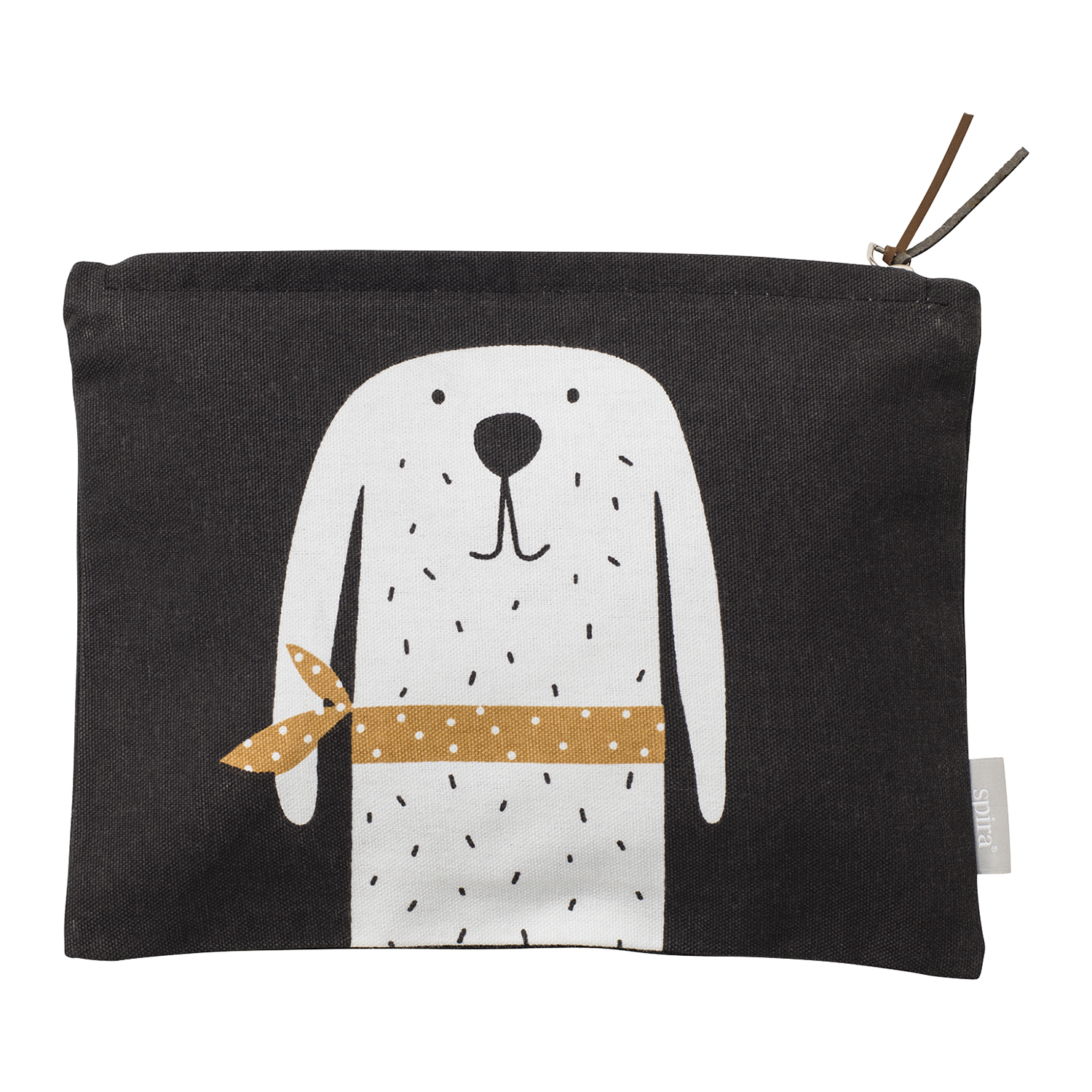 BOSSE toiletry bag schwarze BOSSE toiletry bag mit hundemotiv
